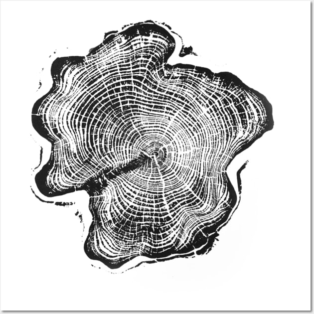 Tree Ring Year - Tree - Posters and Art Prints | TeePublic